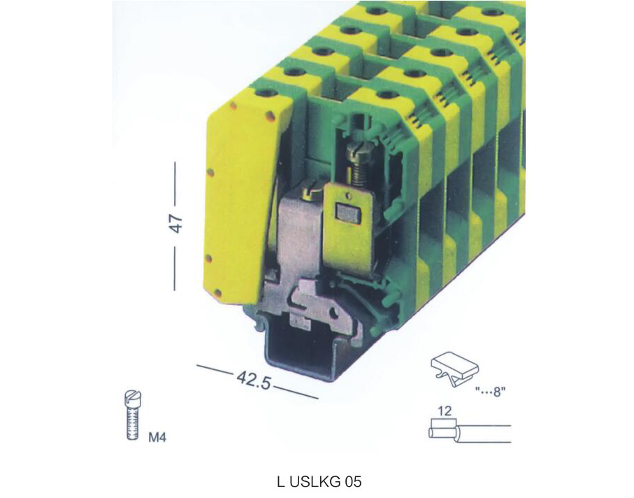 F02通用型接地端子（LUSLKG）系列